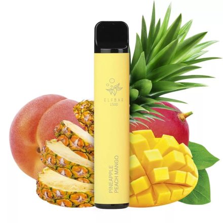 ELF BAR 1500 - Pineapple Peach Mango 5% Jednorázová Elektronická Cigareta