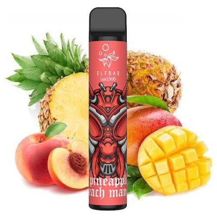 ELF BAR 1500 Lux - Pineapple Peach Mango 5% Jednorázová Elektronická Cigareta
