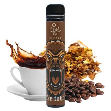 ELF BAR 1500 Lux - Coffee Tobacco 5% Jednorázová Elektronická Cigareta