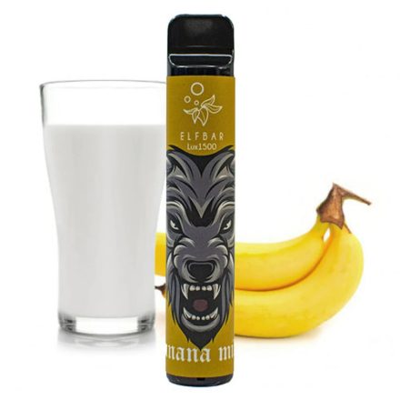 ELF BAR 1500 Lux - Banana Milk 5% Jednorázová Elektronická Cigareta