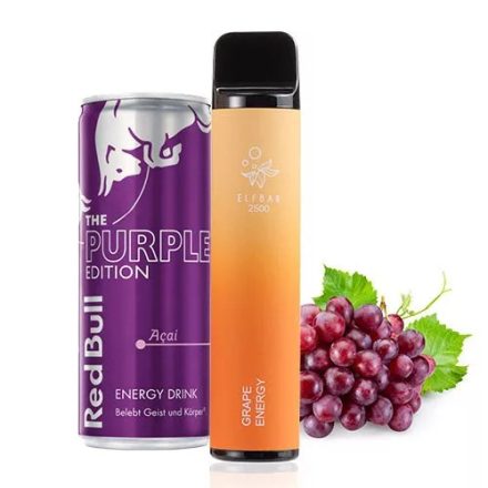 ELF BAR 2500 - Grape Energy 2% Jednorázová Elektronická Cigareta