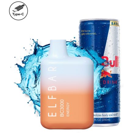 ELF BAR BC3000 - Energy 5% Jednorázová Elektronická Cigareta - Nabíjateľné