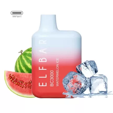 ELF BAR BC3000 - Watermelon Ice 5% Jednorázová Elektronická Cigareta - Nabíjateľné