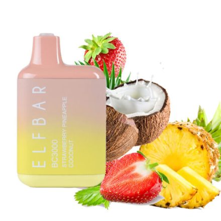ELF BAR BC3000 - Strawberry Pineapple Coconut 5% Jednorázová Elektronická Cigareta - Nabíjateľné