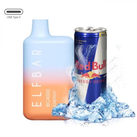 ELF BAR BC4000 - Energy 5% Jednorázová Elektronická Cigareta - Nabíjateľné