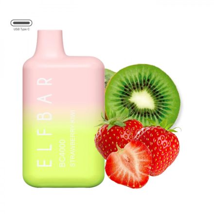 ELF BAR BC4000 - Strawberry Kiwi 5% Jednorázová Elektronická Cigareta - Nabíjateľné