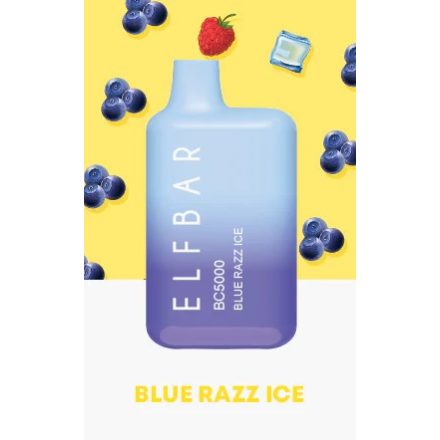 ELF BAR BC5000 - Blue Razz Ice 5% Jednorázová Elektronická Cigareta - Nabíjateľné