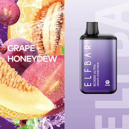 ELF BAR BC5000 Ultra - Grape Honeydew 5% Jednorázová Elektronická Cigareta - Nabíjateľné