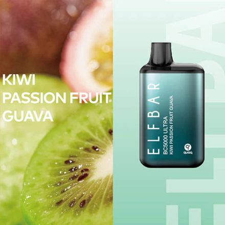 ELF BAR BC5000 Ultra - Kiwi Passion Fruit Guava 5% Jednorázová Elektronická Cigareta - Nabíjateľné