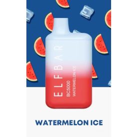 ELF BAR BC5000 - Watermelon Ice 5% Jednorázová Elektronická Cigareta - Nabíjateľné