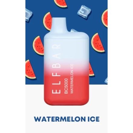 ELF BAR BC5000 - Watermelon Ice 5% Jednorázová Elektronická Cigareta - Nabíjateľné