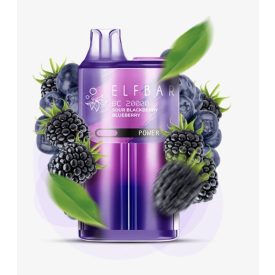   ELF BAR BC20000 - Sour Blackberry Blueberry 5% - Rechargeable