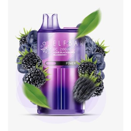 ELF BAR BC20000 - Sour Blackberry Blueberry 5% - Rechargeable