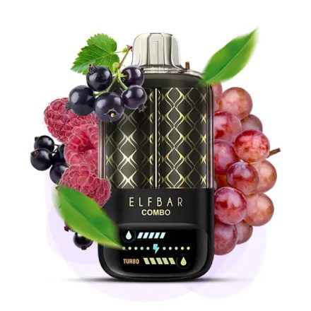 ELF BAR Combo 25000 - Blackcurrant Raspberry & Grape 5%