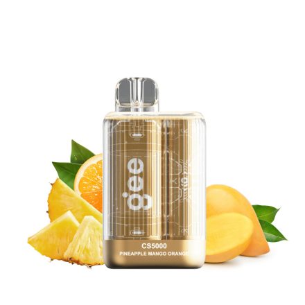 GEE CS5000 - Pineapple Mango Orange 2% Jednorázová Elektronická Cigareta - Nabíjateľné
