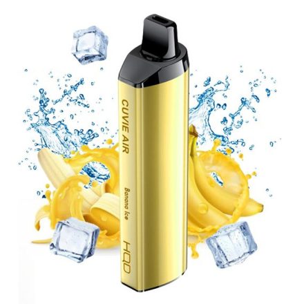 HQD Cuvie Air 4000 - Banana Ice 5% Jednorázová Elektronická Cigareta