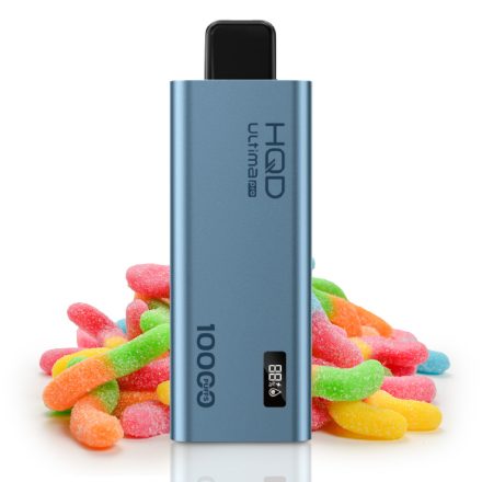 HQD Ultima Pro 10000 - Sour Gummy Worms 5% Jednorázová Elektronická Cigareta