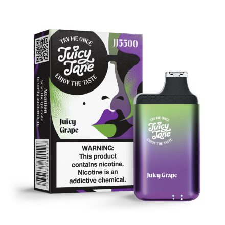 Juicy Jane JJ5500 - Juicy Grape 5% Jednorázová Elektronická Cigareta
