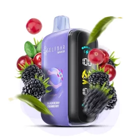 ELF BAR RAYA D3 25000 Blackberry Cranberry 5% jednorazový vape, elektronická cigareta