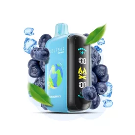 ELF BAR RAYA D3 25000 Blueberry Ice 5% jednorazový vape, elektronická cigareta